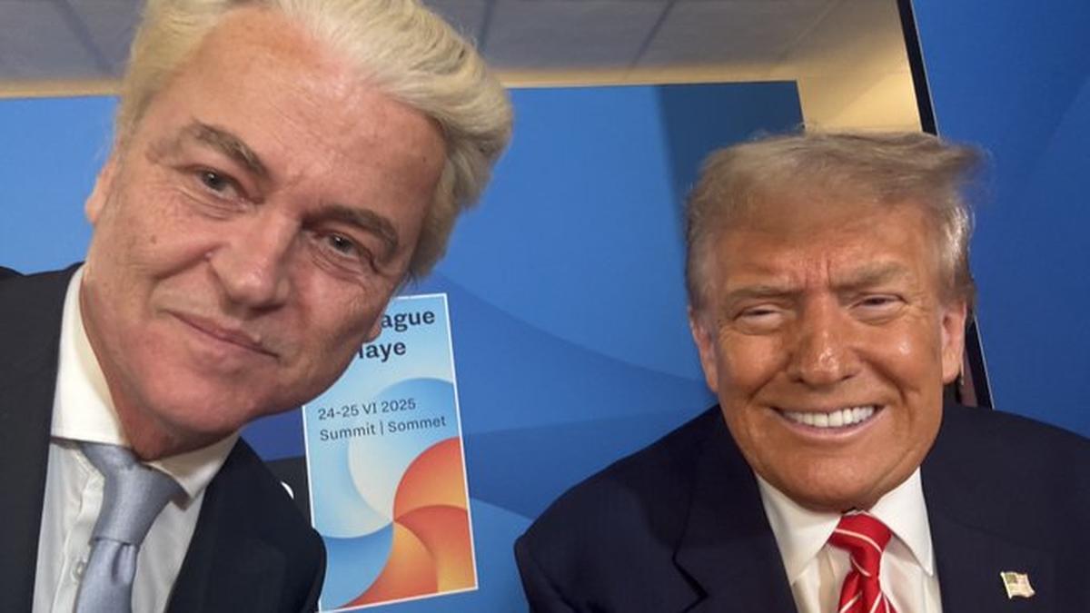 Trump meets 'nice guy' Wilders on NATO sidelines